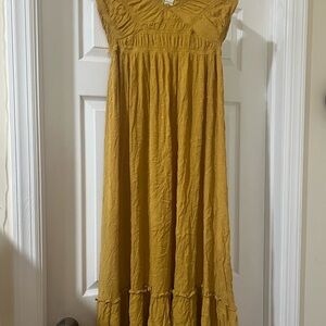 Mustard Yellow Maxi Dress